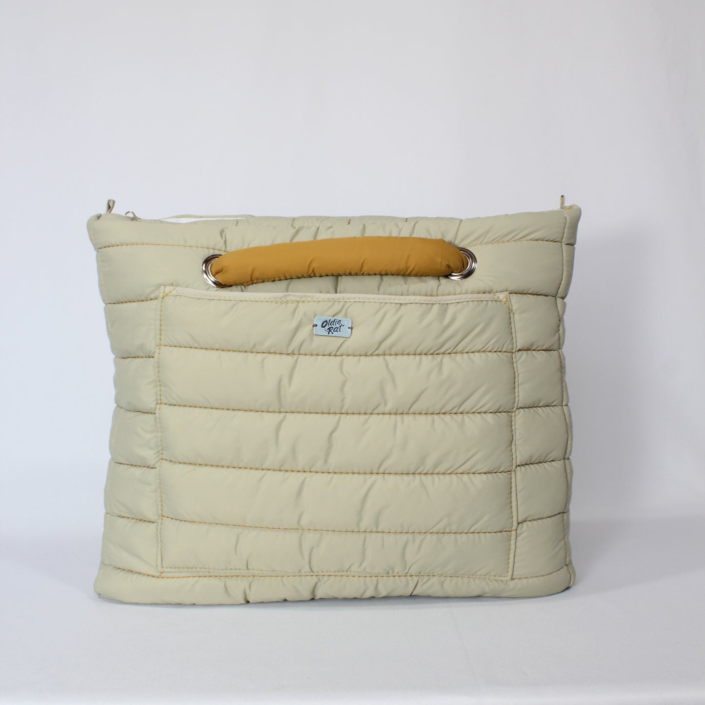 Essy Puffer - Gold & Cream