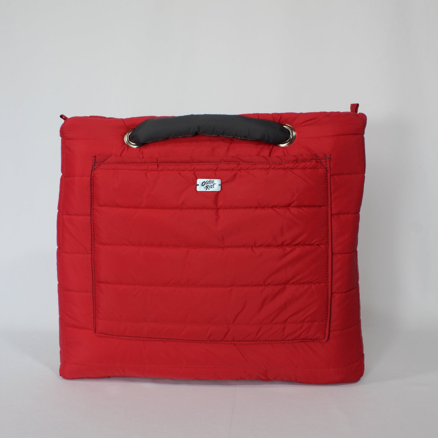 Essy Puffer - Grey & Red