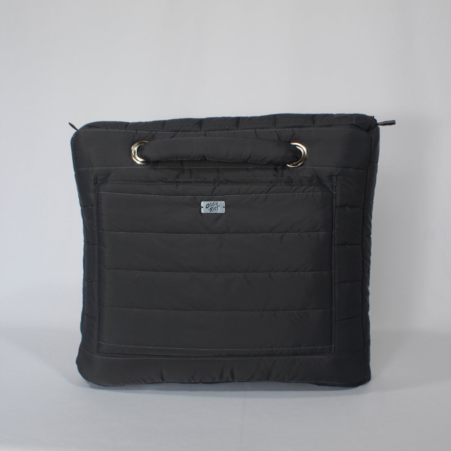 Essy Puffer - Grey & Red